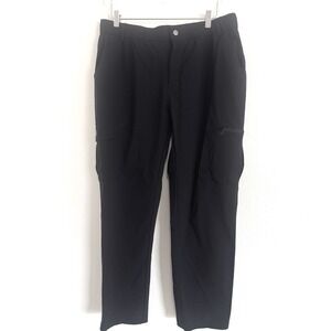 Men's Navy Outdoor Sports Cargo Pants with Zipper Pockets
